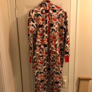 Tipsy Elves Christmas Cat Jumpsuit/Onsie